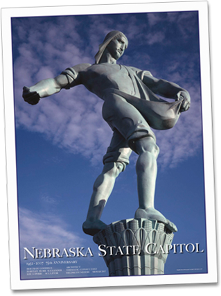 Nebraska State Capitol PosterJohn Spence